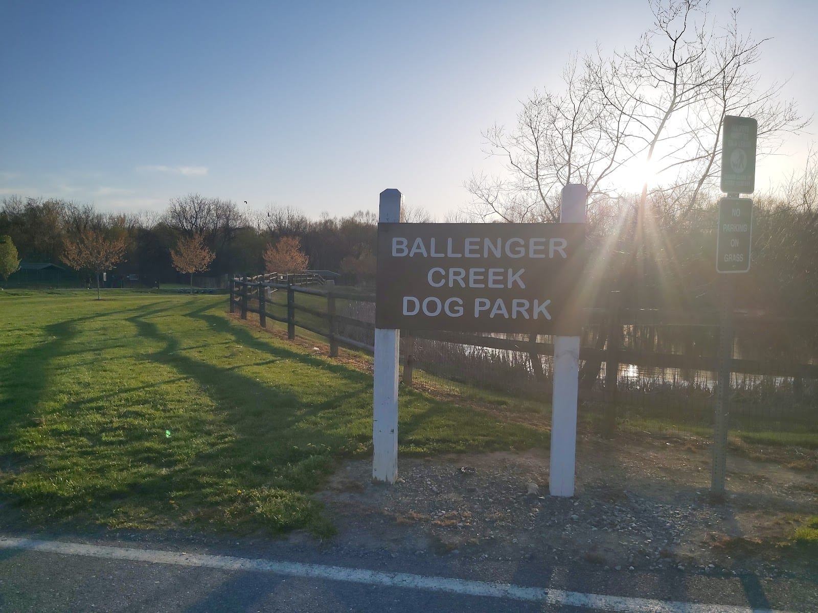 Dog park in Frederick