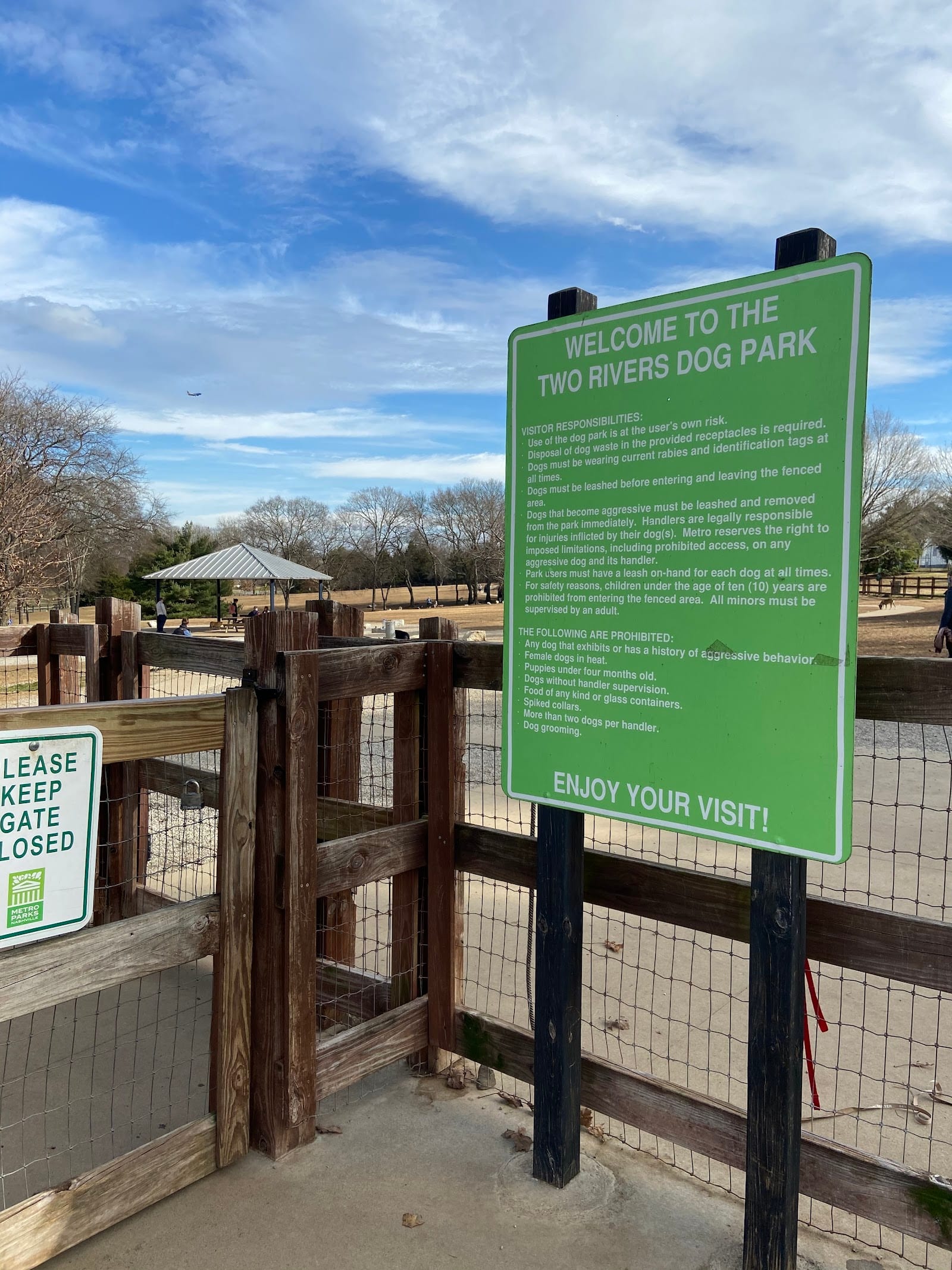 Dog park in Nashville