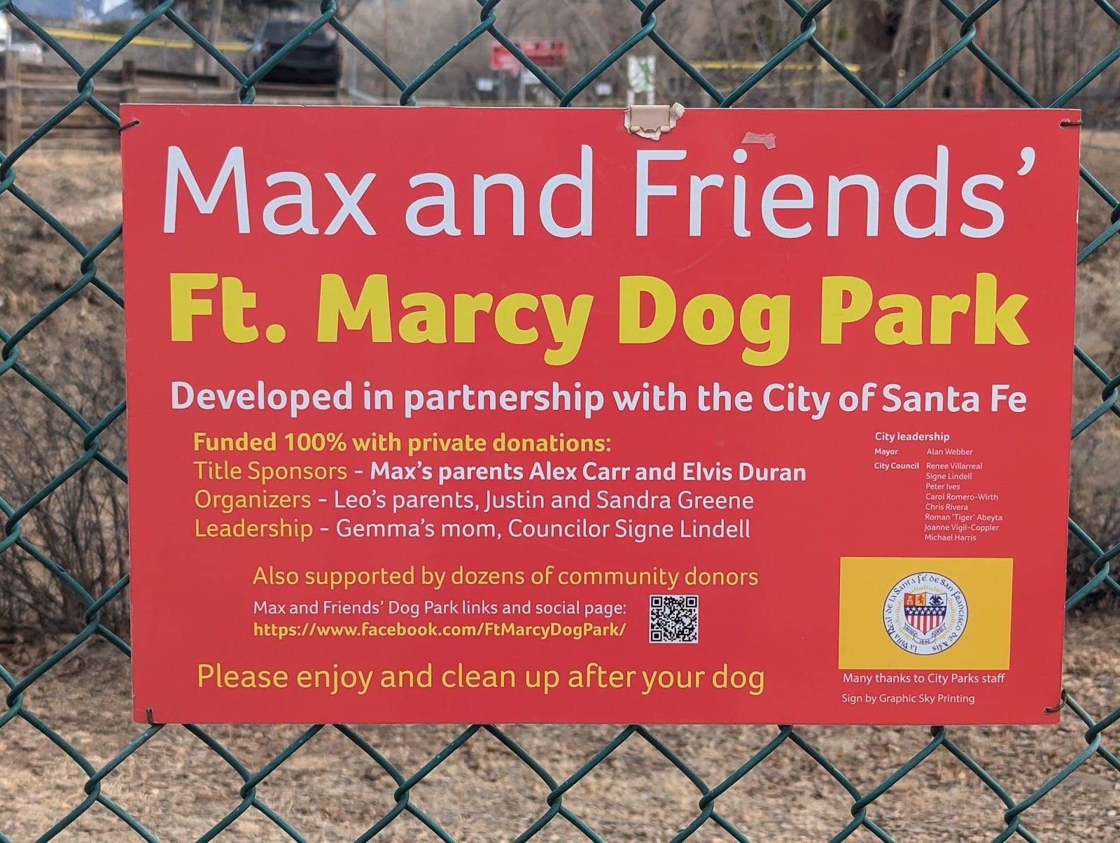Fort Marcy Dog Park